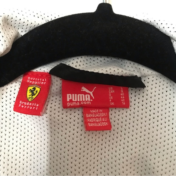 Scuderia Ferrari Puma windbreaker jacket size L - Picture 8 of 10